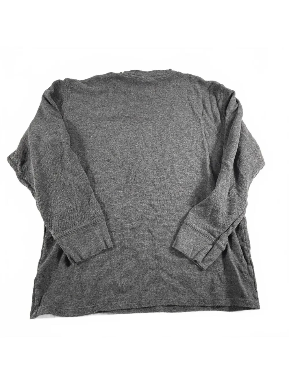 Polo Ralph Lauren Men's Gray Thermal Waffle-Knit Long-Sleeve Crewneck Shirt XL